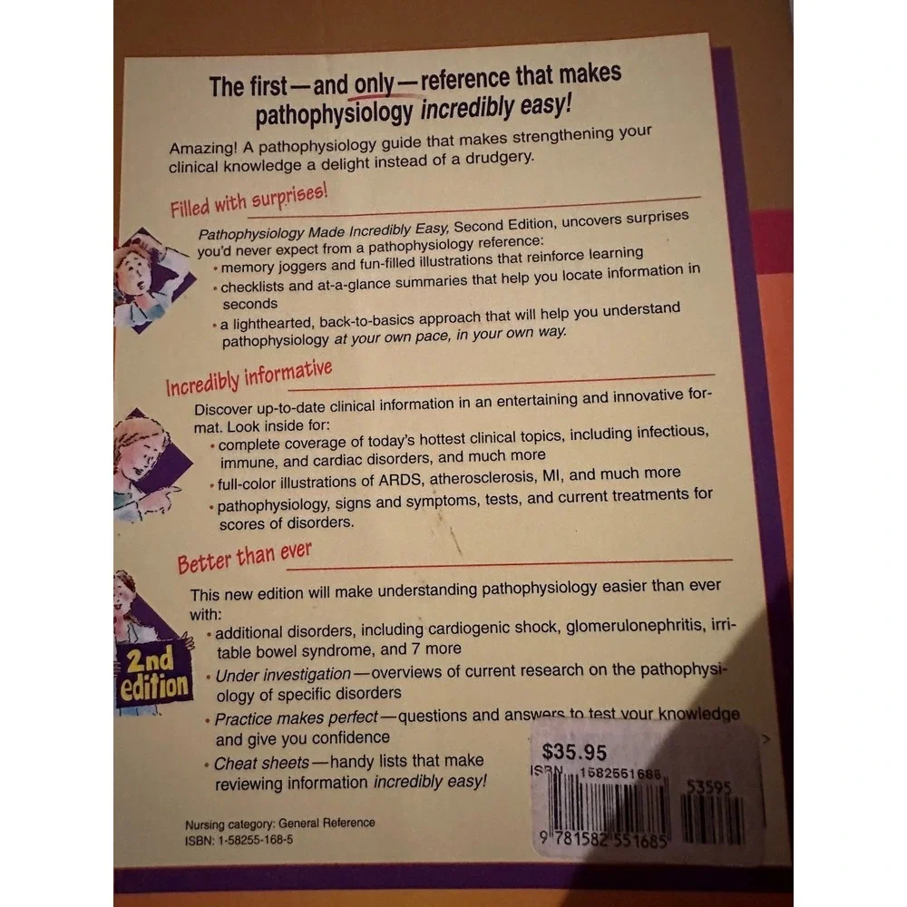 Studyguide for Pathophysiology Made Incredibly Easy by Lippincott 2d Edition EC